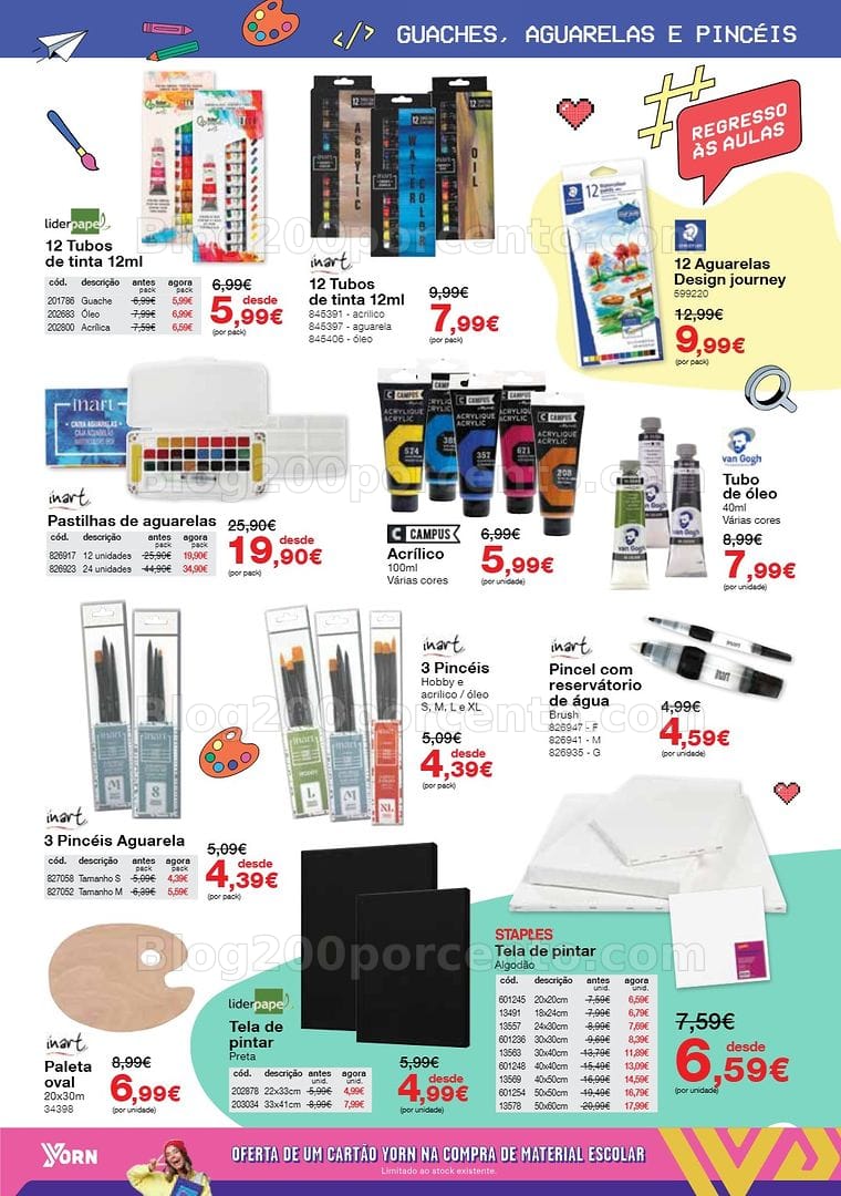 Antevisão Folheto STAPLES Regresso às Aulas Promoções de 17 agosto a 30 setembro